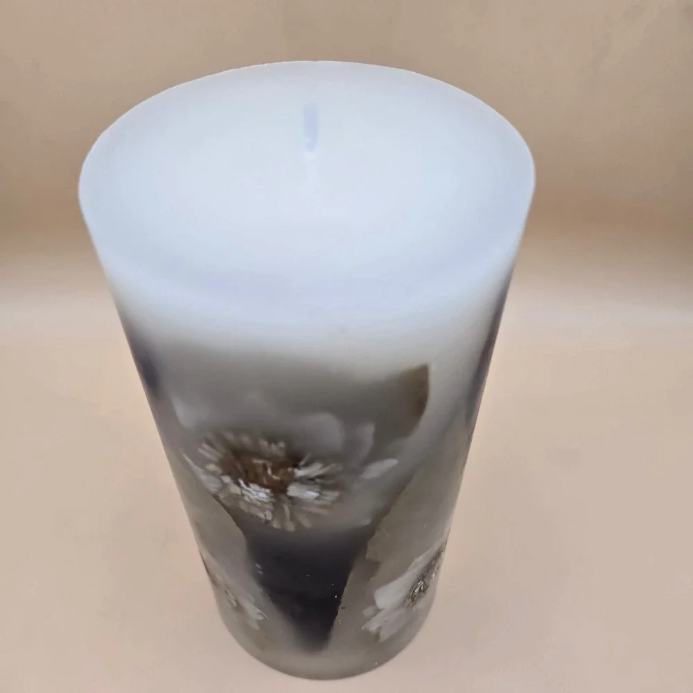 Pottery Barn Botanical Pillar Kosmic Kandles Star & Holland Taper Candle Lot 4pc